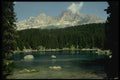 079097 Di Carezza Lake And Mountain, Dolomite, Murano A4 Photo Print