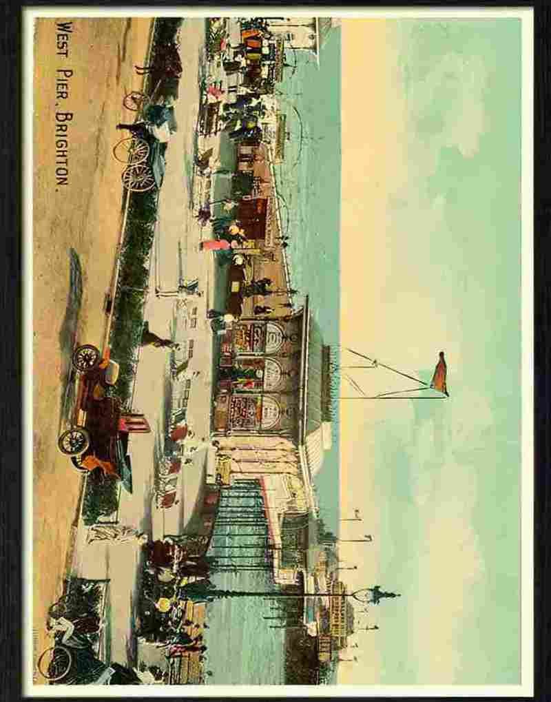 08 06 west pier brighton Advert A4 Photo Print