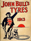 080 John Bulls Tyres 1913 Vintage A4 Photo Print