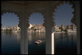 080002 Udaipur View Of City From Lake Palace Hotel A4 Photo Print