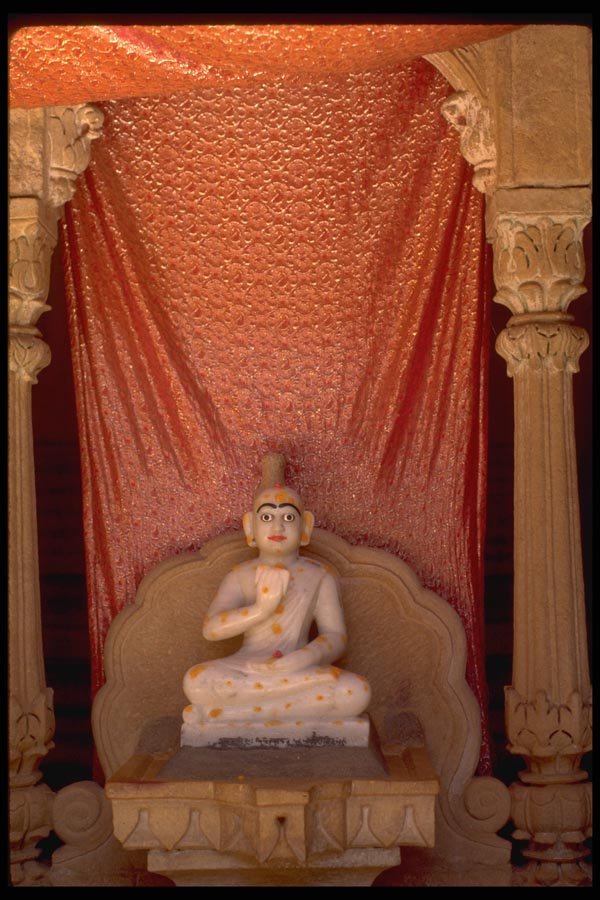 080009 Jain Temple, Jaiselmer A4 Photo Print