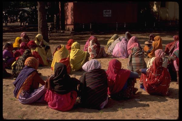 080015 Jaipur, Political Rally A4 Photo Print