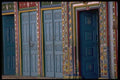 080025 Facades At Painted Village A4 Photo Print
