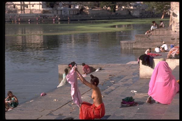 080032 Udaipur, By The Lake A4 Photo Print