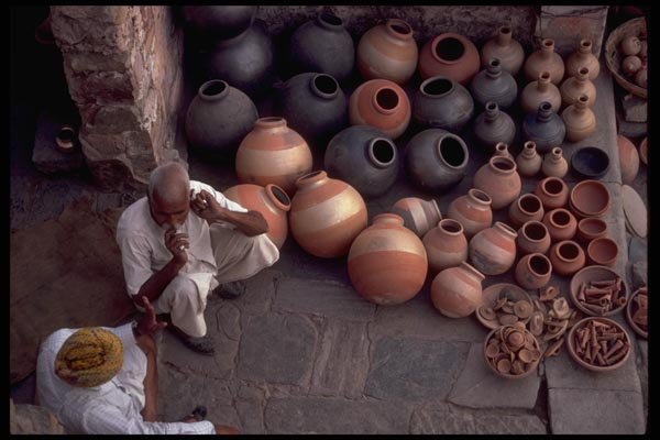 080037 Jaipur, Potter A4 Photo Print