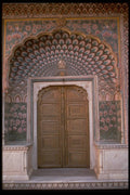 080044 Jaipur, Peacock Doorway Inside City Palace A4 Photo Print