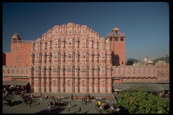 080063 Jaipur, Hawa Mahal A4 Photo Print