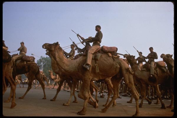 080084 Rajasthan, Mounted Battalion A4 Photo Print