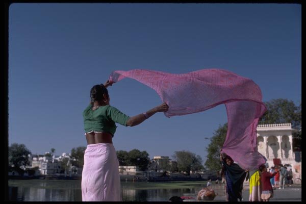 080085 Udaipur, By The Lake A4 Photo Print