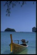 081004 Longtail Boat A4 Photo Print