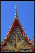 081008 Detail Of A Buddhist Temple A4 Photo Print
