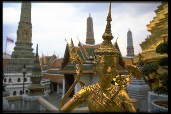 081036 Wat Phra Keo, Bangkok A4 Photo Print