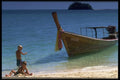 081045 Boys Playing In Boda Island, Krabi Province A4 Photo Print