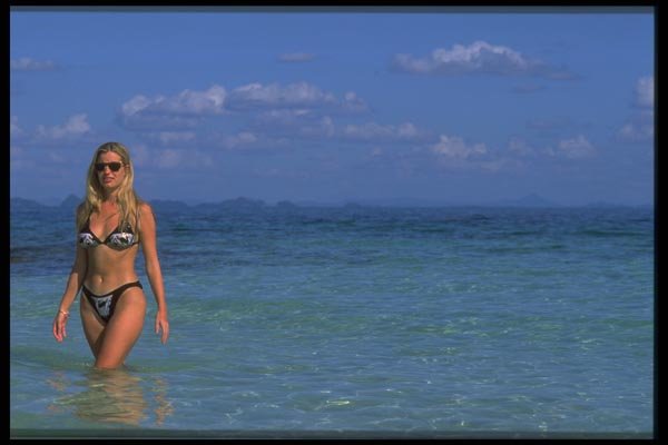 081055 Beach Life, Boda Island, Krabi Province A4 Photo Print