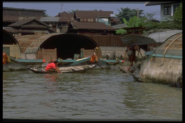 081070 Chao Phraya River, Bangkok A4 Photo Print