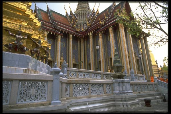 081078 Wat Phra Keo, Bangkok A4 Photo Print