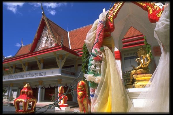 081086 Wat Phra Thong, Phuket Island A4 Photo Print