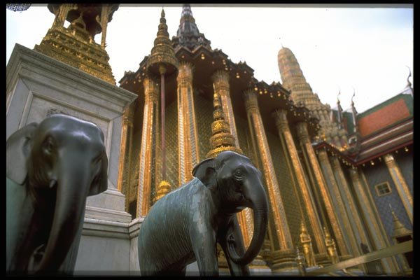 081093 Wat Phra Keo, Bangkok A4 Photo Print