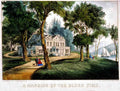 082 Mansion Vintage A4 Photo Print