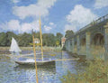 082 The Road Bridge At Argenteuil 1874 A4 Photo Print