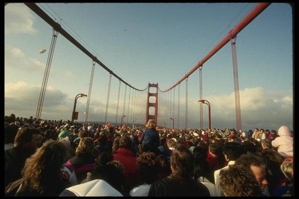 082014 Bridge Walk, 50th Anniversary (May 24 1987) A4 Photo Print