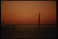 082016 Sunset Golden Gate Bridge A4 Photo Print