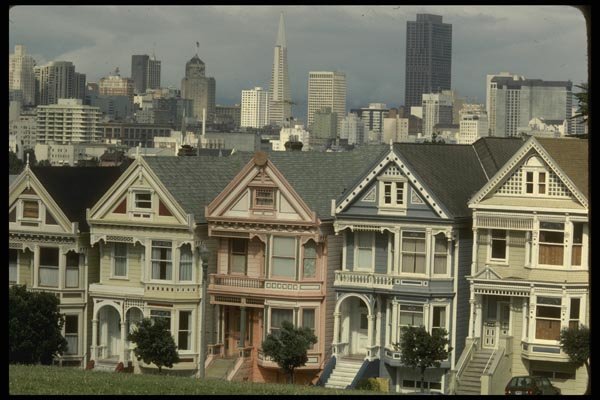 082017 View From Alamo Square San Francisco A4 Photo Print