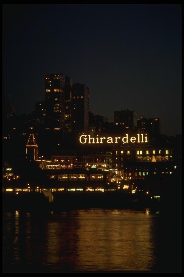 082018 Ghirardelli Square At Night San Francisco A4 Photo Print