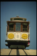 082038 Powell Street Cable Car Nob Hill A4 Photo Print