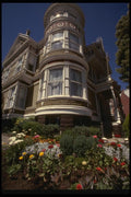 082055 Edward Coleman House Franklin And California Streets A4 Photo Print