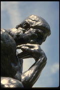 082063 Detail, The Thinker By Rodin A4 Photo Print