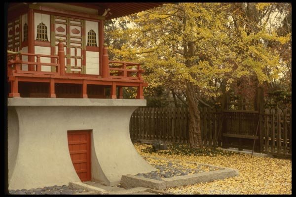 082098 Pagoda, Japanese Tea Gardens Golden Gate Park A4 Photo Print