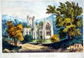 083 Melrose Abbey Vintage A4 Photo Print