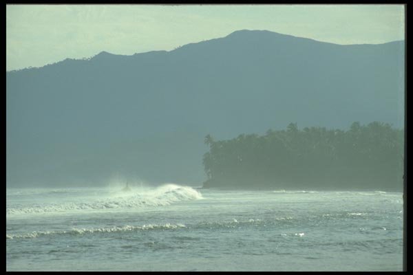 083003 Whale In Surf A4 Photo Print