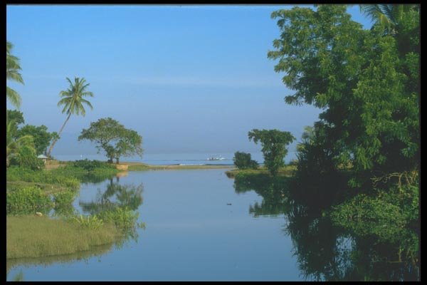 083019 Quiet Lagoon, Candidasa A4 Photo Print