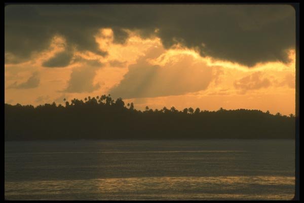 083031 Sunset Along Northern Coast A4 Photo Print