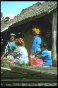 083049 Women At Market, Kintamani A4 Photo Print
