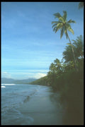 083059 Beach, Candidasa, South Coast A4 Photo Print