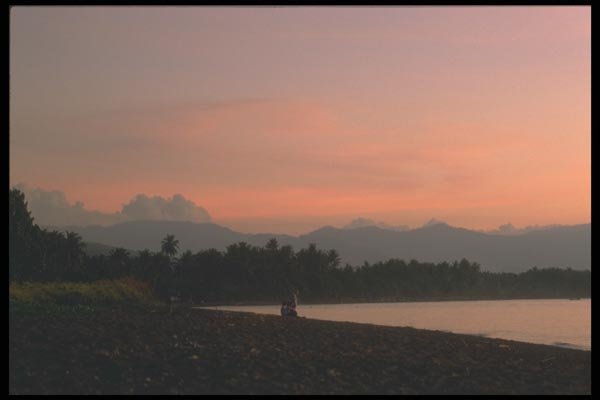 083064 Sunset On Beach, Singaraja, Northern Coast A4 Photo Print