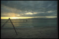 083075 Sunset From Beach On Northern Coast A4 Photo Print