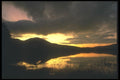 083082 Sunset On Lake Bratan A4 Photo Print