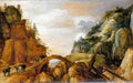 084 Momper Joost De Mountainous Landscape 1564 Vintage A4 Photo Print