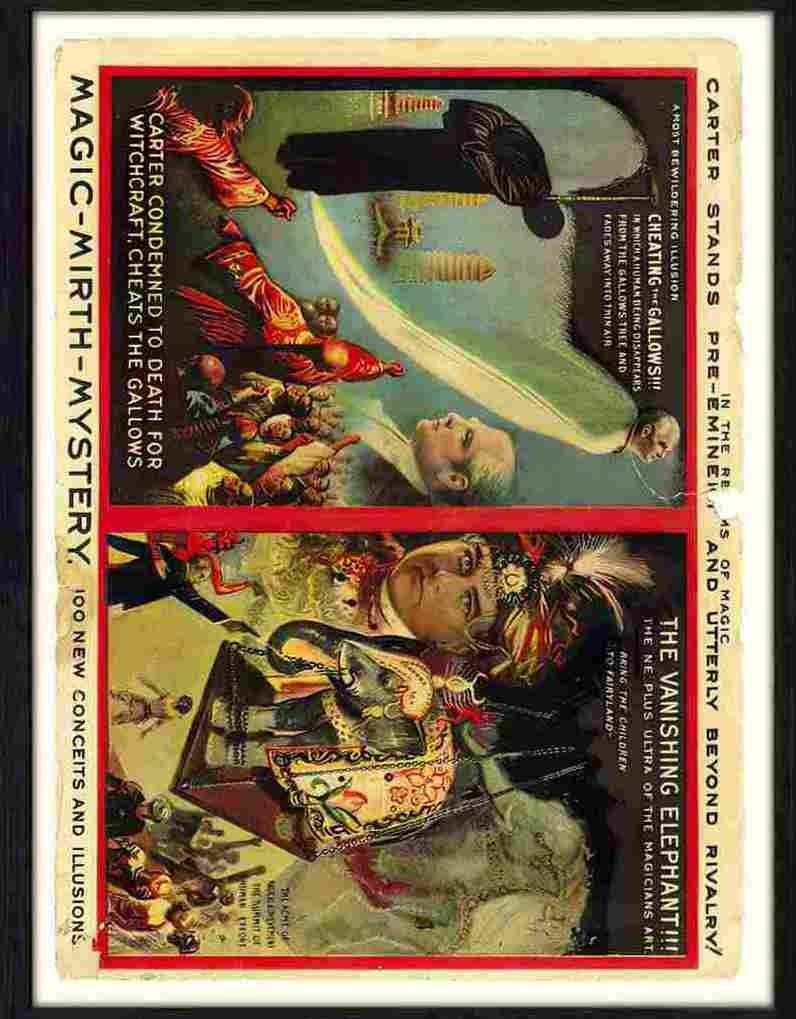 084 george carter magic poster Advert A4 Photo Print