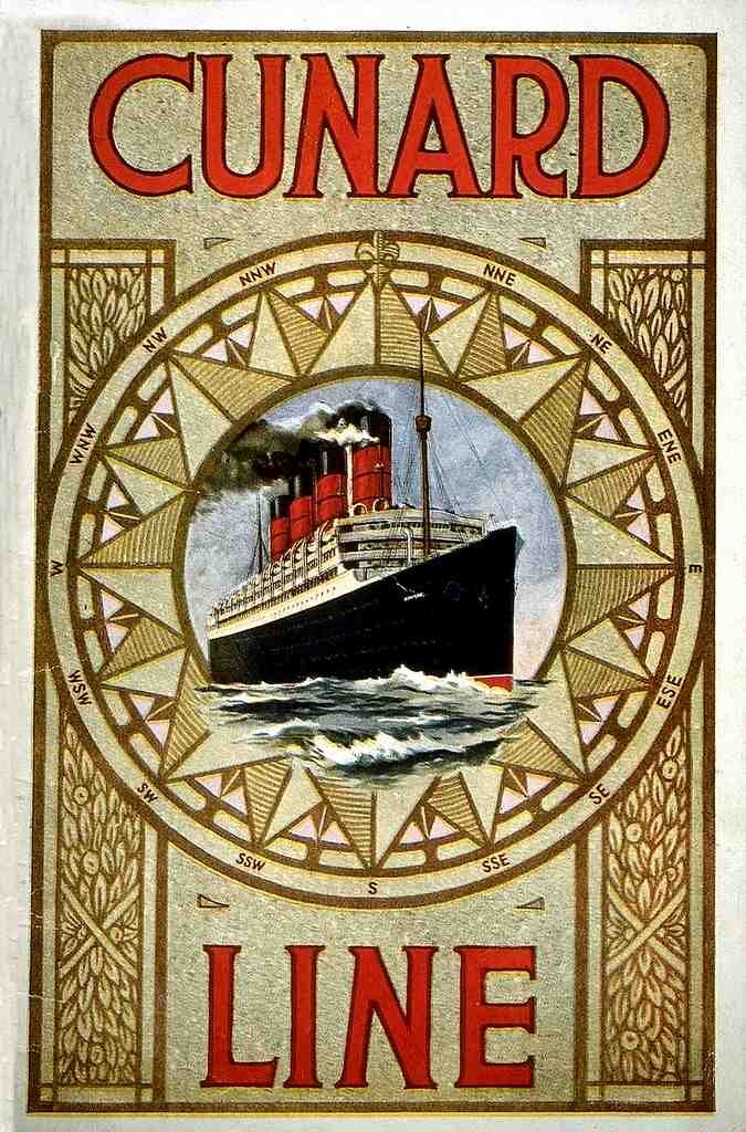 085 Listof Passengers Rms Berengaria Vintage A4 Photo Print
