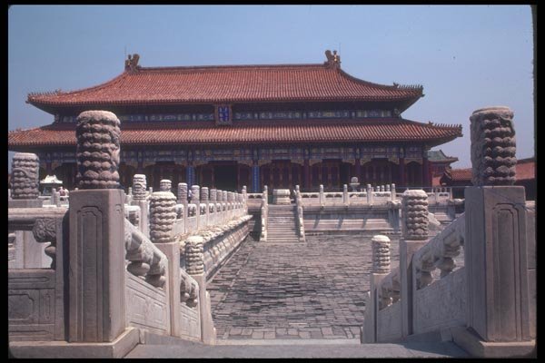 085010 Courtyard, Forbidden City Beijing A4 Photo Print