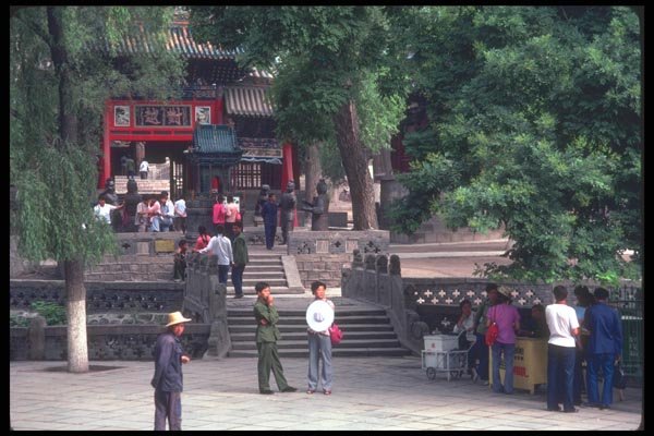 085038 Chin Temple Taiyuan A4 Photo Print