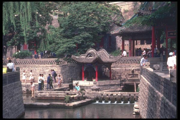 085039 Pool At Chin Temple Taiyuan A4 Photo Print
