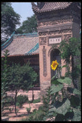 085052 Tower With Sunflower, Moslem Sector Of Sian A4 Photo Print