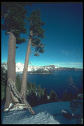 086075 Crater Lake National Park A4 Photo Print