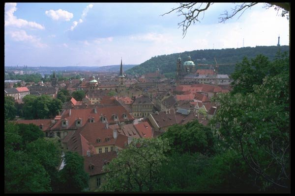 088001 Prague, View Of City From The Castle A4 Photo Print